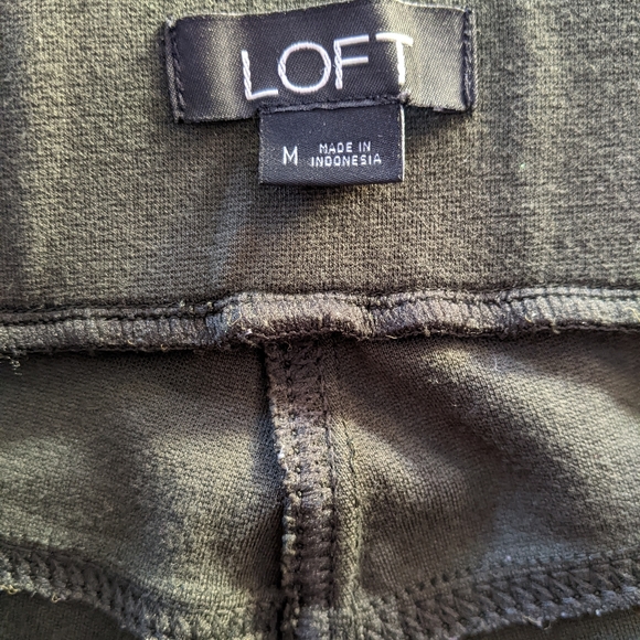 LOFT Leggings size M army green - Picture 3 of 4